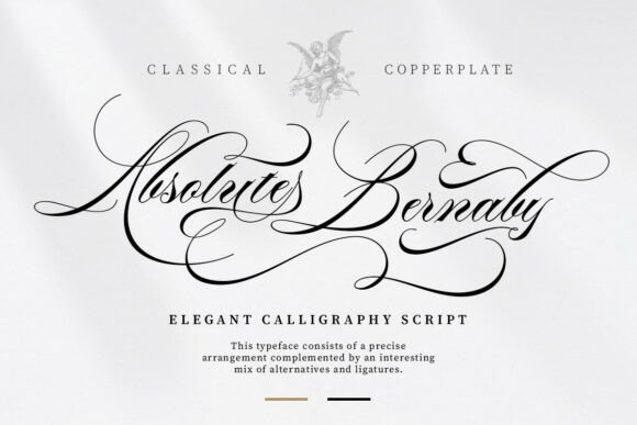 Absolute Bernaby: Elevating Design with Refined Calligraphy