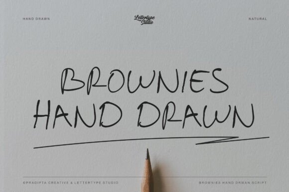 Brownies Handdrawn: The Script Font for Authentic Design