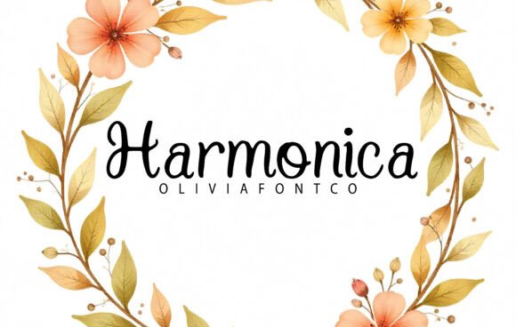 Harmonica: The Delicate Script Font for Elegant Design