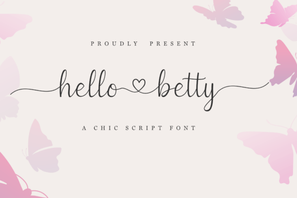 Hello Betty: A Typeface for Elegant and Expressive Design
