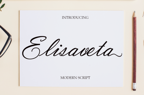 Introducing Elisaveta: The Modern Script Font for Elegant Branding
