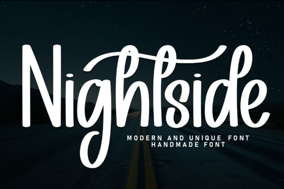 Nightside Typeface: Modern Monoline Script for Bold Branding