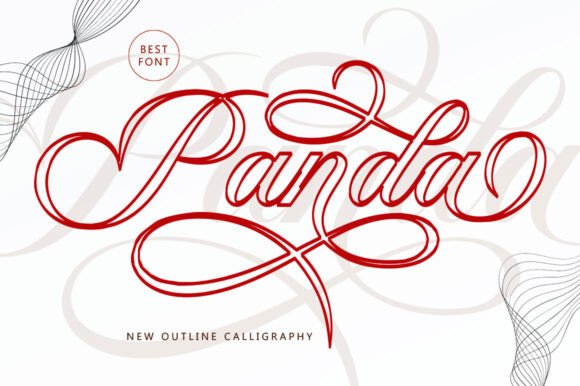 Panda Outline: The Elegant Script for Modern Branding