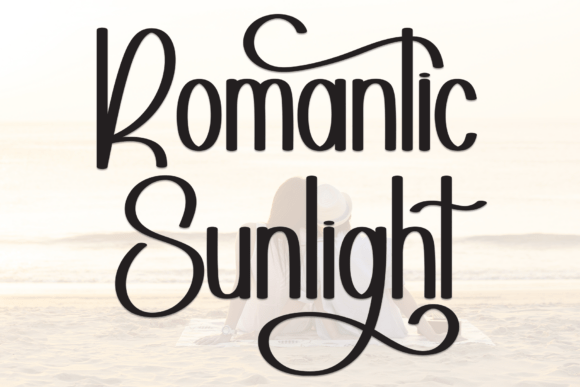 Romantic Sunlight: A Handwritten Font for Elegant Design