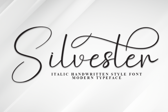 Silvester: The Handwritten Font for Elegant Design