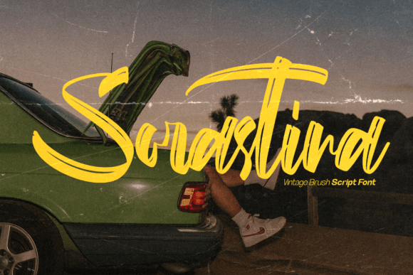 Sorastina: A Nostalgic Brush Script for Bold Branding