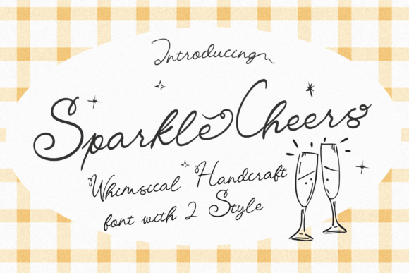 Sparklecheers Regular: A Handwritten Font for Modern Design