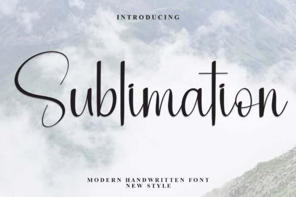 Sublimation: Elevating Design with Elegant Typography