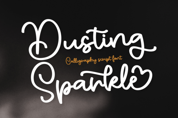 Unleash Joyful Typography with Dusting Sparkle
