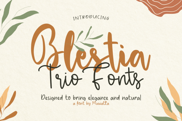 Unlocking Creative Harmony with the Blestia Trio Font