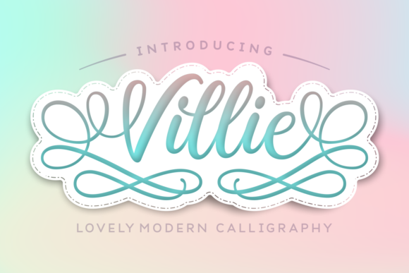 Villie: A Cursive Script Font for Elegant Design