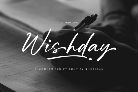 Wishday: Elevating Designs with Modern Handwritten Elegance