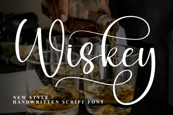 Wiskey: An Elegant Script Font for Sophisticated Designs
